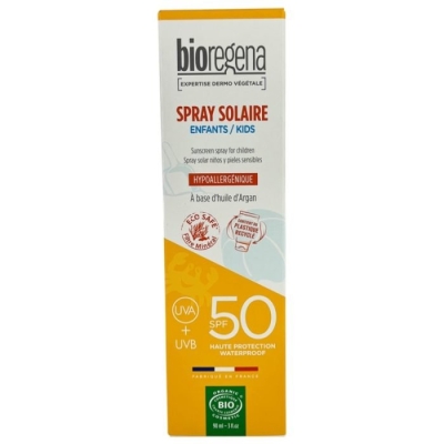 Bioregena Spray Solaire Enfants SPF50 Bio 90ml | UNIKA