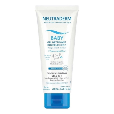 Neutraderm Baby Gel Nettoyant 3-en-1 200ml | UNIKA