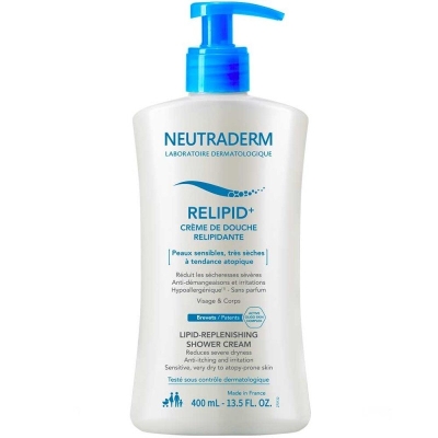 Relipid+ Crème de Douche 400 ml - Neutraderm | UNIKA