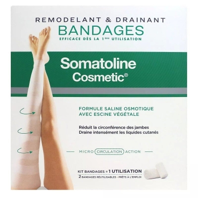 Somatoline Bandages Remodelants et Drainants | UNIKA