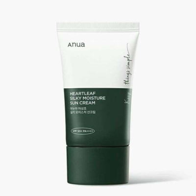 Anua Heartleaf Silky Moisture Sun Cream SPF 50+ | UNIKA