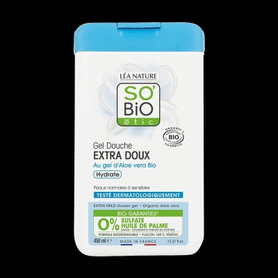 Gel Douche Extra Doux Aloe Vera Bio - So Bio | UNIKA