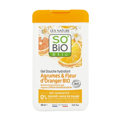 So Bio Gel Douche Agrumes et Fleur d'Oranger 450ml