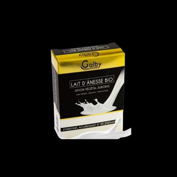 Galby Savon Végétal au Lait d'Ânesse BIO 100G
