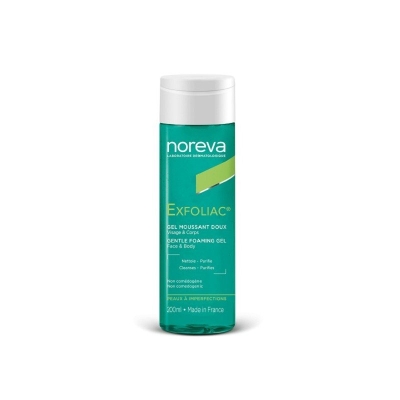 Noreva Exfoliac Gel Moussant Doux 200ml | UNIKA