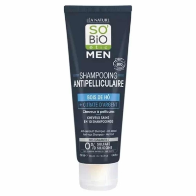 So Bio Men Shampooing Antipelliculaire Bois de Hô | UNIKA