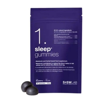 S+SWLAB 1 Sleep Gummies Goût Myrtille | UNIKA