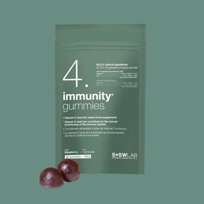4 Immunity Gummies Framboise - S+SWLAB | UNIKA