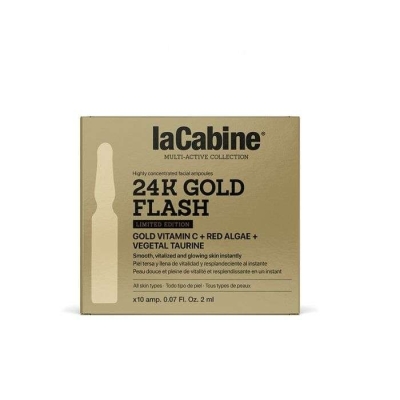 LaCabine 24K Gold Flash Ampoules 10x2ml | UNIKA
