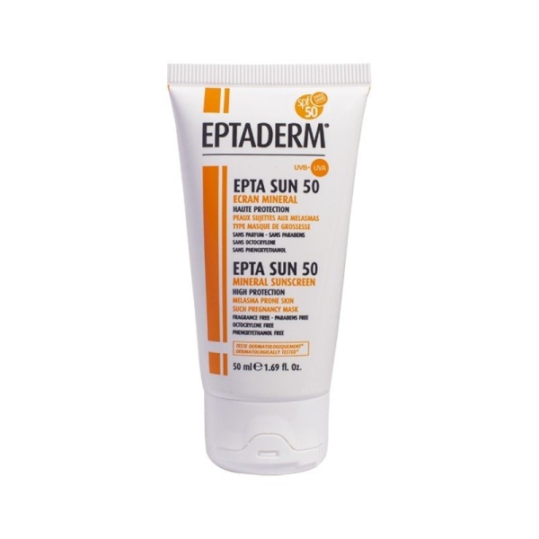 Eptaderm Epta Sun Écran Minéral Teinté SPF50+ – 50ml