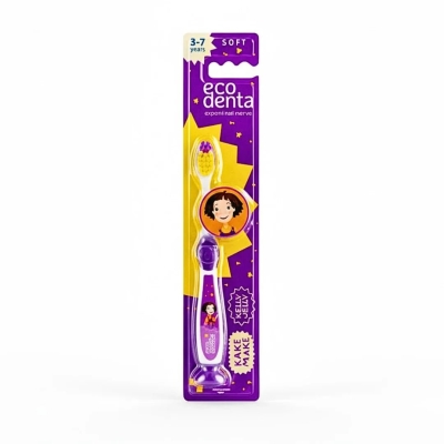 Brosse à Dents Souple Enfants 3-7 Ans - EcoDenta | UNIKA