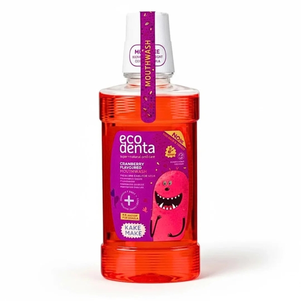 Ecodenta Bain de Bouche Enfants Goût Fraise 250ml