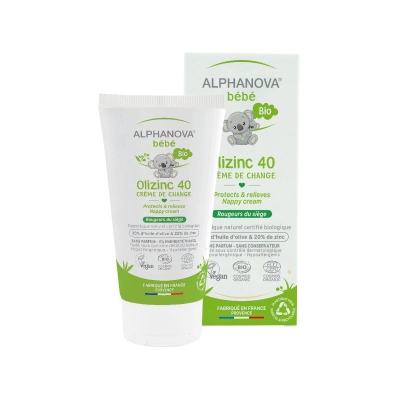 Alphanova OLIZINC 40 Crème de Change Bébé | UNIKA
