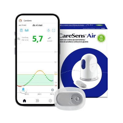 Capteur CareSens Air Glucose 15 Jours | UNIKA