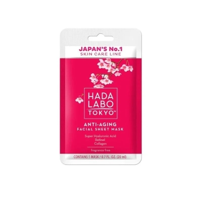 HADA LABO Masque Tissu Anti-Âge 20ml | UNIKA