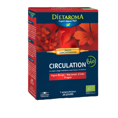 Diétaroma Circulation Bio 20 Ampoules | UNIKA