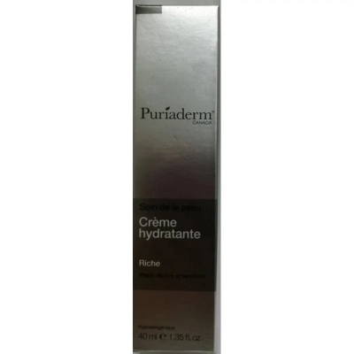 Puriaderm Crème Hydratante Riche 40ml | UNIKA