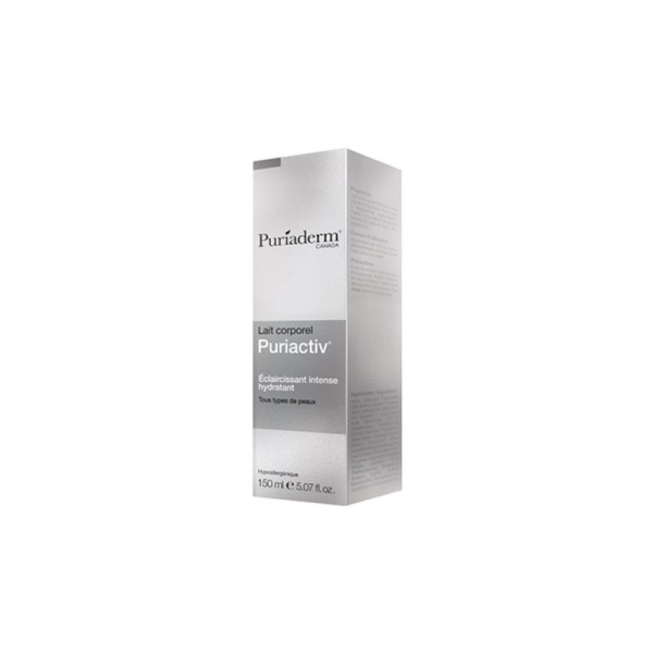 Puriaderm Puriactiv Lait Corporel Éclaircissant Intense Hydratant 150ml