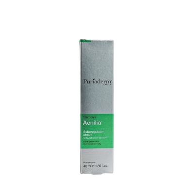 Acnilia Crème Séborégulatrice 40ml - Puriaderm | UNIKA