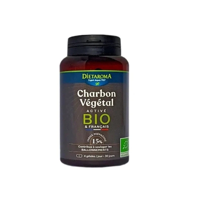 Dietaroma Charbon Végétal Activé BIO 120 Gélules