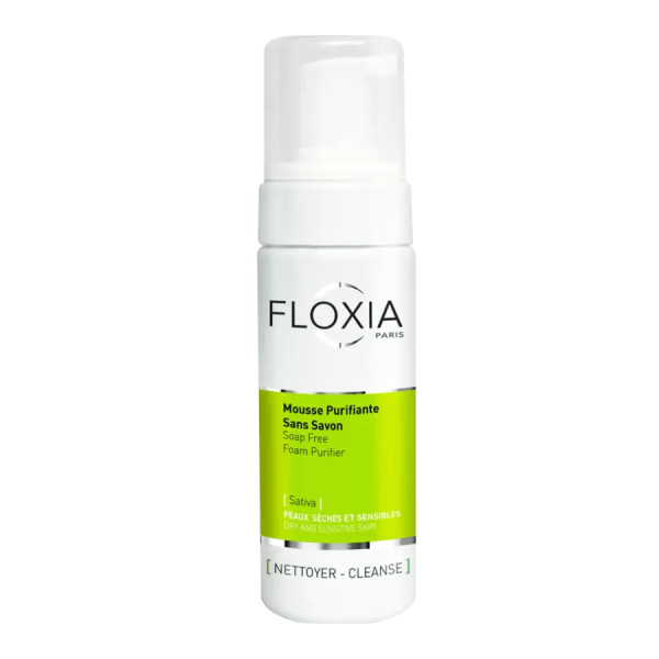 Floxia Mousse Purifiante Sans Savon - Nettoyant Visage 150ml