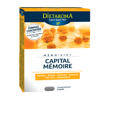 Mémo Viv Capital Cérébral - Diétaroma | UNIKA