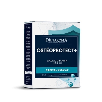 Dietaroma Ostéoprotect+ Calcium Marin K2 D3 60 cp | UNIKA