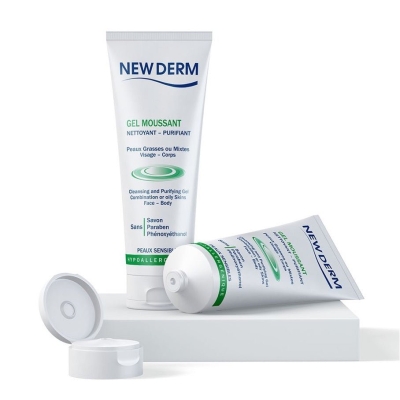 New Derm Gel Moussant Purifiant 250ml | UNIKA
