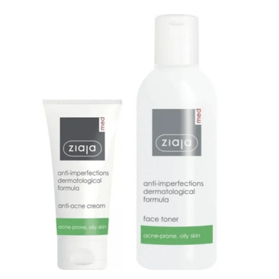 Ziaja Med Anti-acne Set Crème et Toner | UNIKA