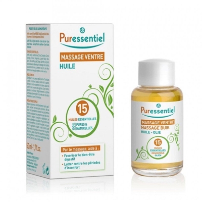 Puressentiel Huile de Massage Ventre Apaisante 50ml