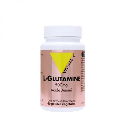 VITALL+ L-Glutamine 500mg - 60 Gélules | UNIKA
