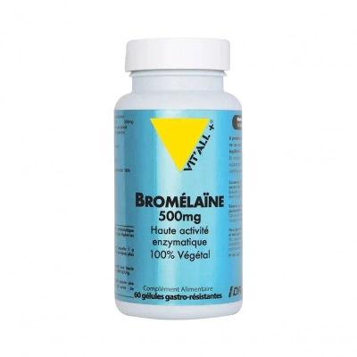 Vitall+ Bromélaïne 500mg - 60 Gélules | UNIKA