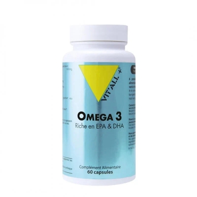 VITALL+ Omega 3 1000mg 60 capsules | UNIKA