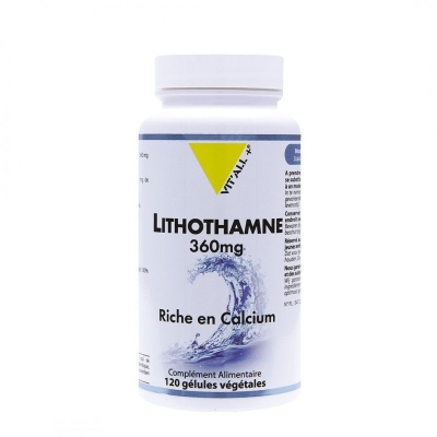 VITALL+ Lithothamne Calcium 360mg, 120 gélules | UNIKA