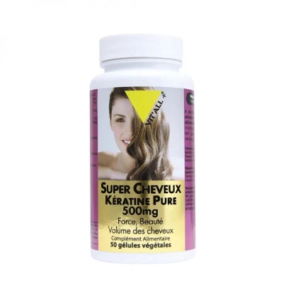 VITALL+ Super Cheveux Kératine Pure 50 Gélules
