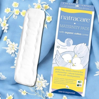 Natracare Serviettes de Maternité Bio - 10 Unités