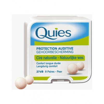 Protection Auditive en Cire Naturelle - Quies, 8 paires | UNIKA