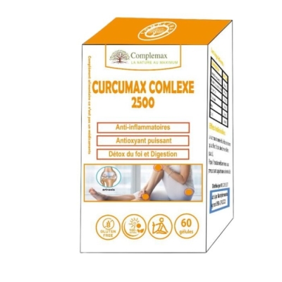 Complemax Curcumax Complexe 2500 - 60 Gélules | UNIKA
