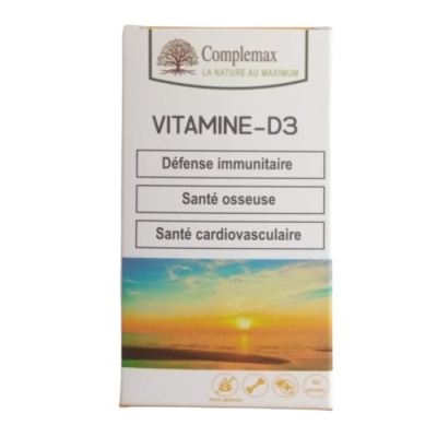 Complemax Vitamine D3 - 60 Gélules | UNIKA