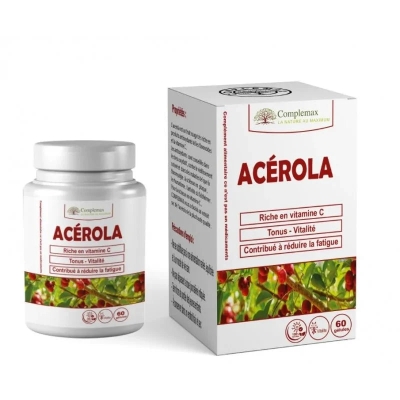 Complemax Acérola 500mg - 60 Gélules | UNIKA