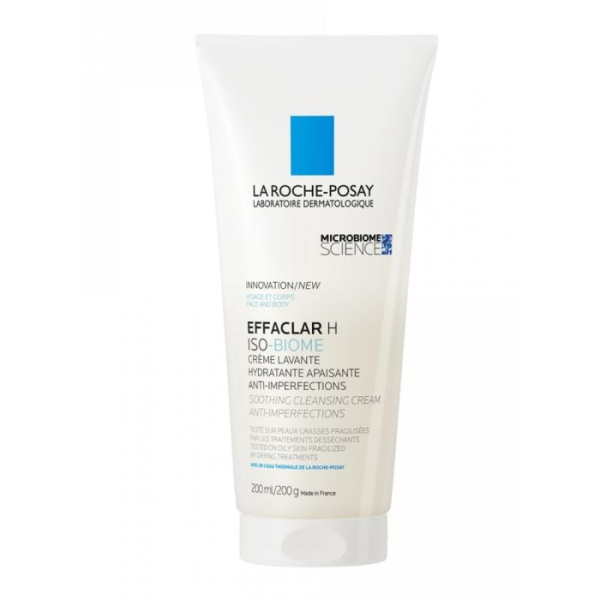 LA ROCHE POSAY - Effaclar h creme lavante hydratante dermo apaisante 200ml