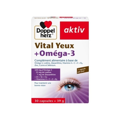 Doppel Herz Activ Vital Yeux + Oméga-3 | UNIKA