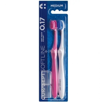 CURASEPT Medium 0.17 Brosse à Dents Bi Pack