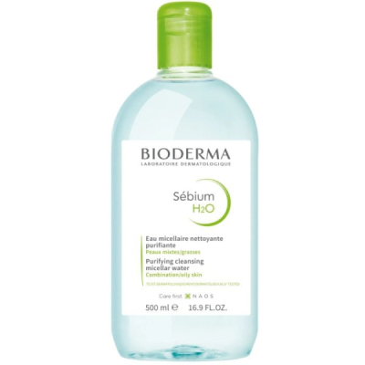 BIODERMA - Sebium h2o solution micellaire 500 ml | UNIKA