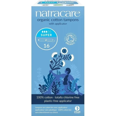 Tampons Bio Super avec Applicateur - Natracare | UNIKA