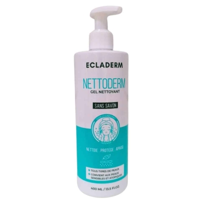 Ecladerm Nettoyant Visage Gel Eau de Rose | UNIKA