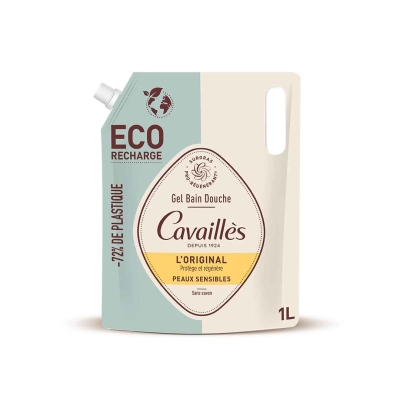 Cavaillès Éco-Recharge Gel Bain et Douche 1L | UNIKA