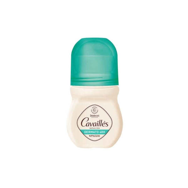 Cavaillès Déodorant Soin Dermatologique 48H Roll-On Sans Sels d'Aluminium