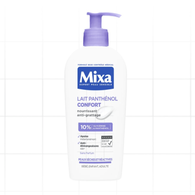 Mixa Lait Panthénol Confort Hydratant 250 ml | UNIKA