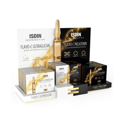 ISDIN FLAVO-C Sérum Jour et Nuit - 20 Ampoules